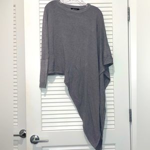 Olivaceous Gray Poncho - Size: Small